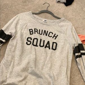 “Brunch squad” sweatshirt